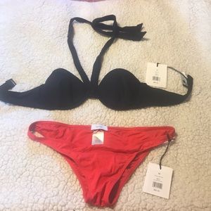 Onia brand new swim top and bottom